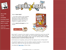 Tablet Screenshot of burnrategame.com